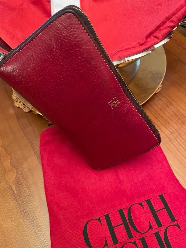 Portafoglio in pelle Carolina Herrera