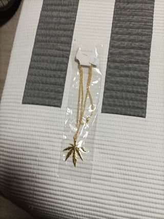 Cadena y símbolo marihuana