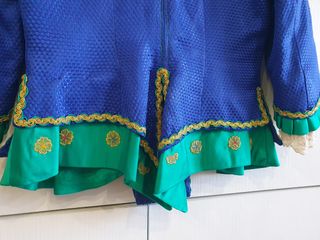 Corpiño fallera azul