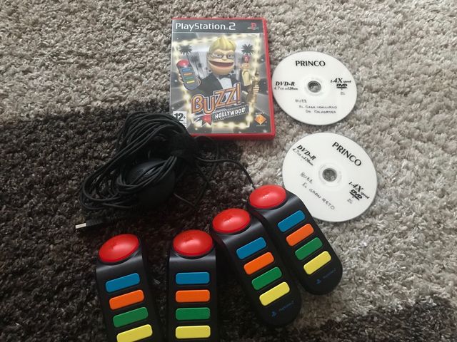 Play Station 2 BUZZ y Sing Stars