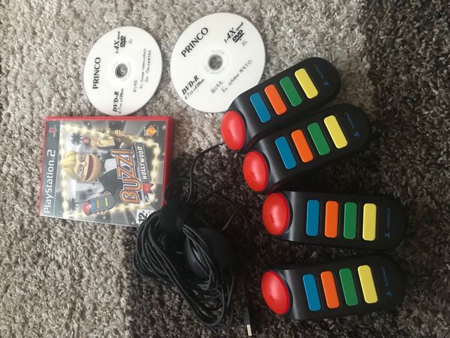Play Station 2 BUZZ y Sing Stars