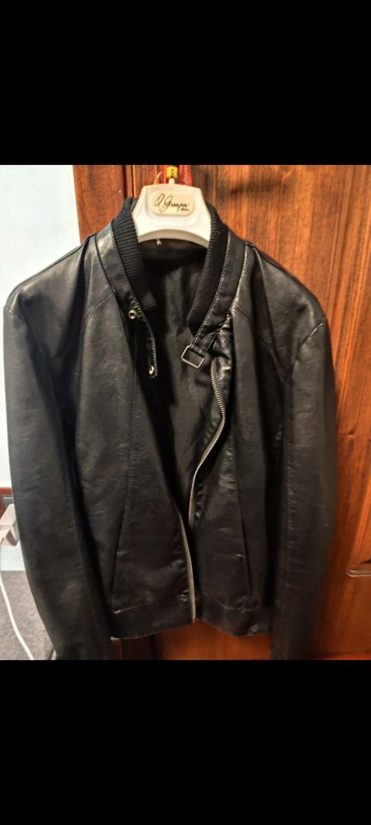 Giacca di Pelle Uomo Taglia S