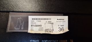 Botines Prada de piel marrón