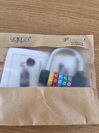 Candado de combinaciones números y colores