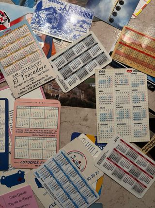 Calendarios de bolso