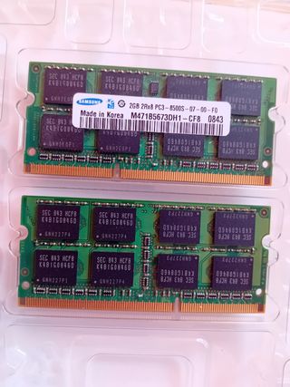 Memoria ram mac book 2x2gb