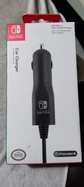 Cargador coche Nintendo switch 
