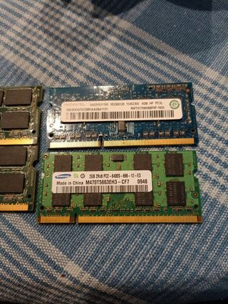 Módulos memoria RAM 
