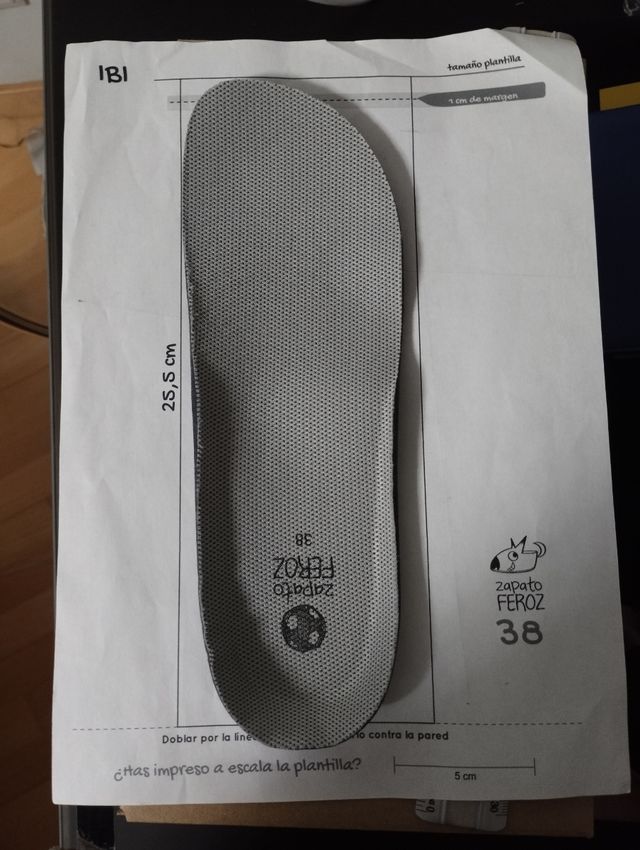 Zapato Feroz Ibi Adulto Acqua. Talla 38