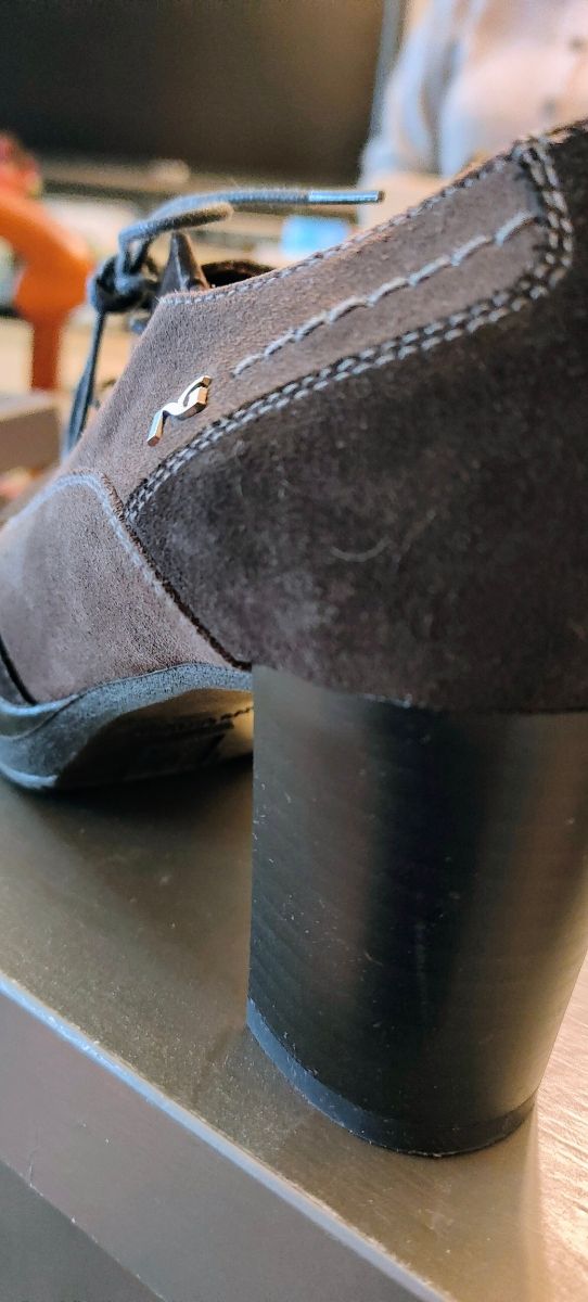 Francesine in camoscio, marrone, 37