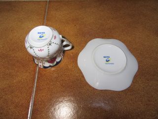 Set 6 tazzine in porcellana