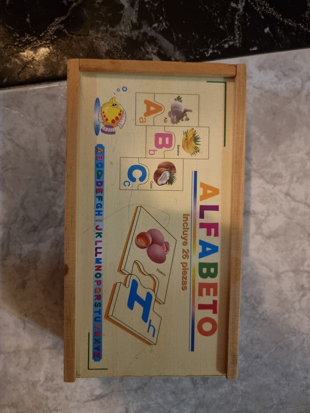 Lettere didattiche giocattolo in legno