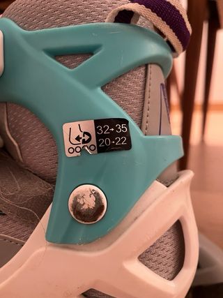 Patines con bolsa y protecciones