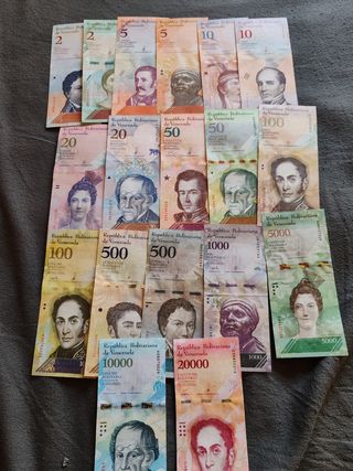 Billetes de Venezuela 