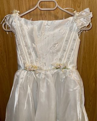 Vestido de comunión niña 115cm
