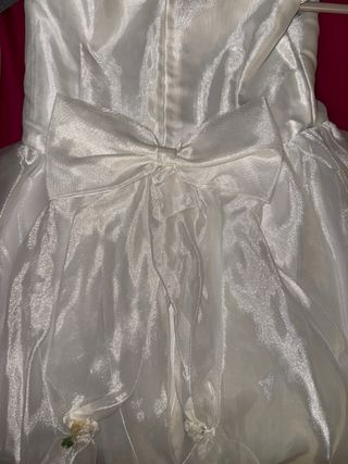 Vestido de comunión niña 115cm