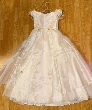 Vestido de comunión niña 115cm