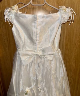 Vestido de comunión niña 115cm