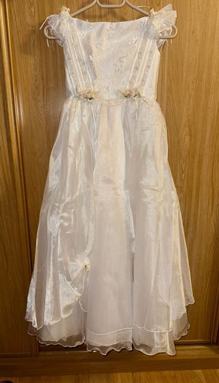 Vestido de comunión niña 115cm