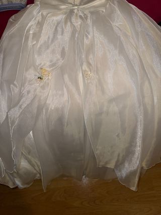 Vestido de comunión niña 115cm