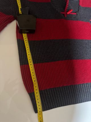 Jersey Original GUCCI/ Gris y Rojo/ Chico o Chica