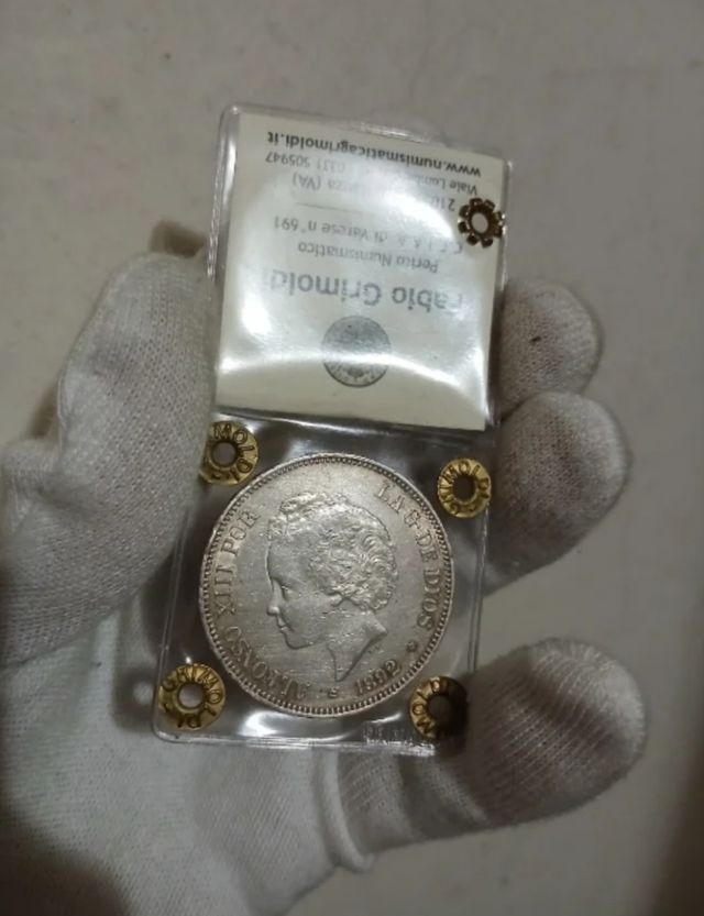 5 pesetas  1892 risos MBC+++IC