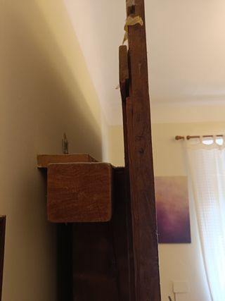 PUERTA INDIA ANTIGUA MADERA LABRADA