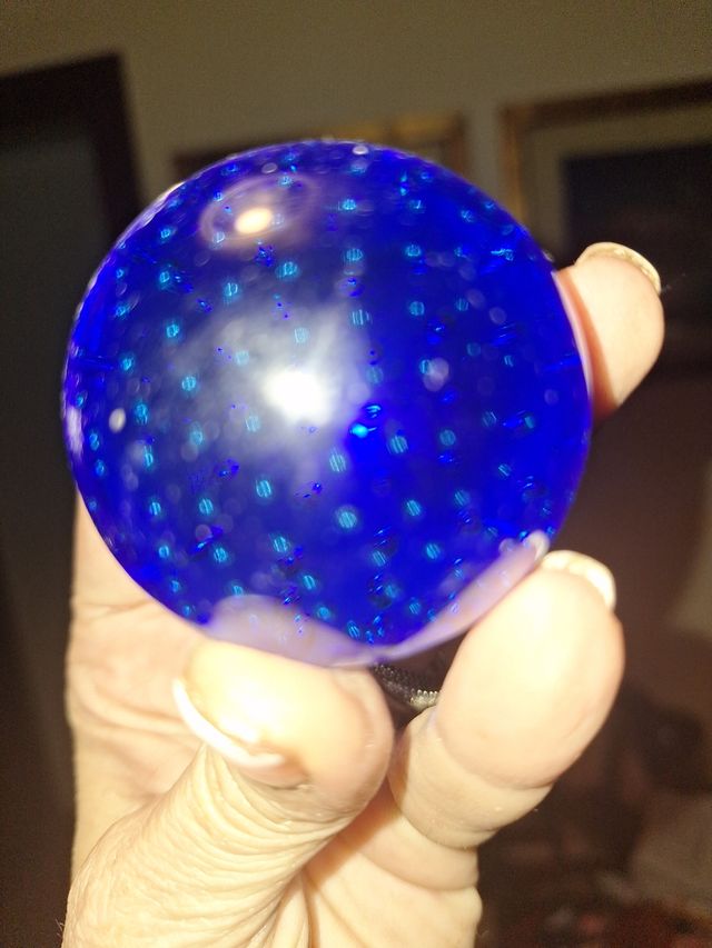 Bolas decorativas cristal murano hechas a mano.