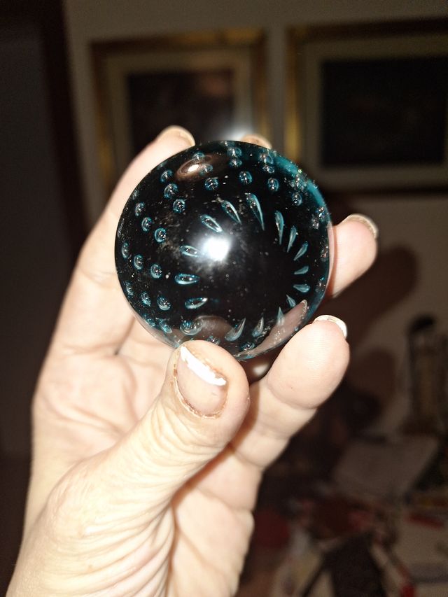 Bolas decorativas cristal murano hechas a mano.