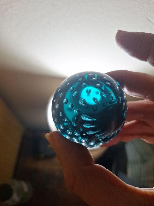 Bolas decorativas cristal murano hechas a mano.