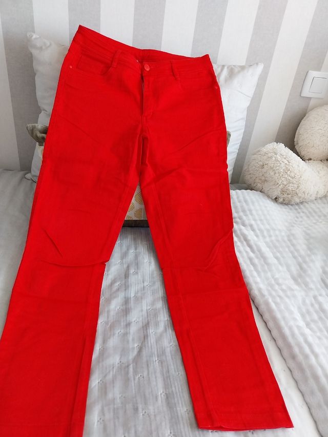 Pantalon rojo Youline talla 38