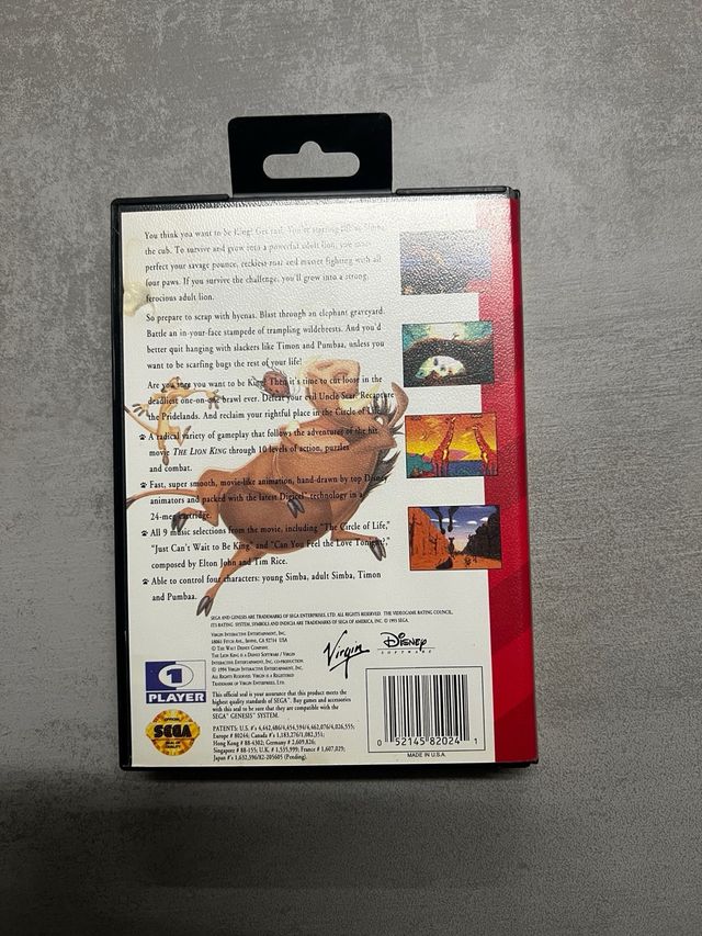The Lion King Sega Genesis