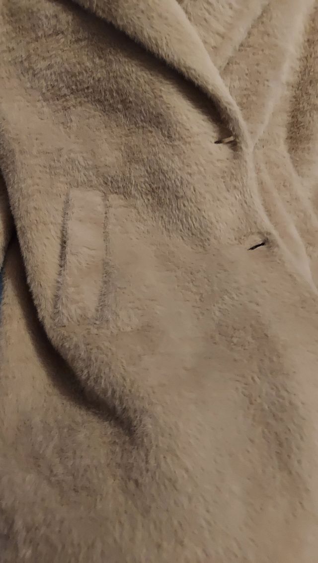 Abrigo piel actual para este invierno talla xl