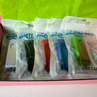 5 USB Memorias 4GB Multicolor