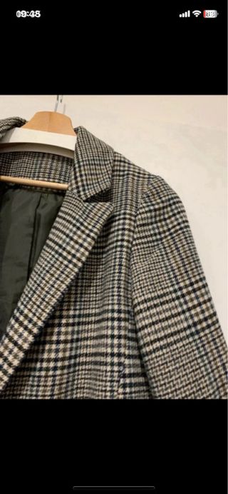 Cappotto a quadri donna