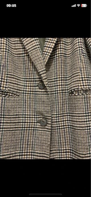 Cappotto a quadri donna
