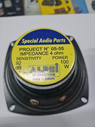 midrange 10cm  coppia      4 ohm 92 dB 100  watts 