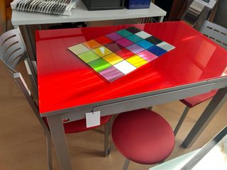 Mesa cocina extensible con cajon