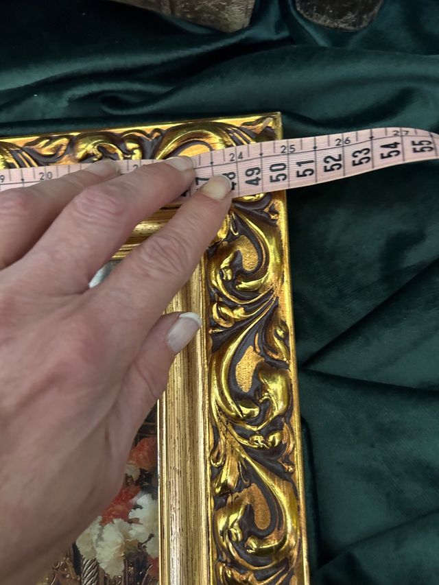 CUADRO DORADO IMAGEN VIRGEN