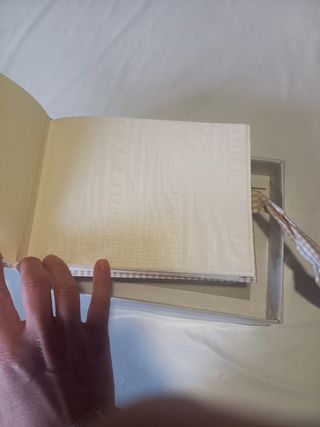 Album portafoto ricamato