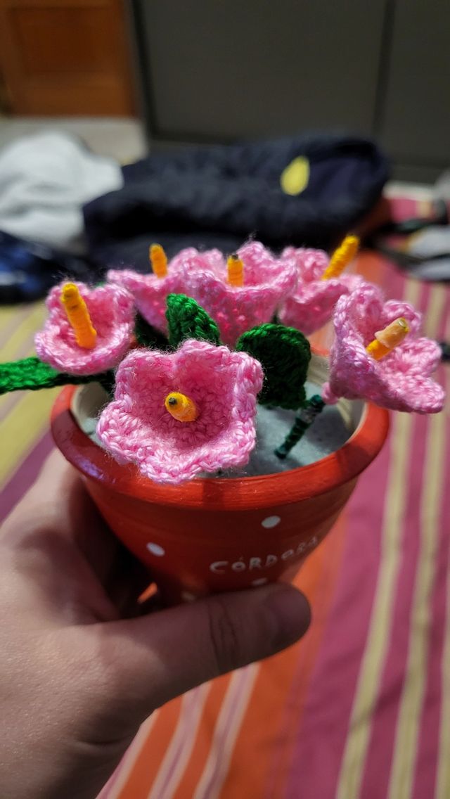 Flores crochet