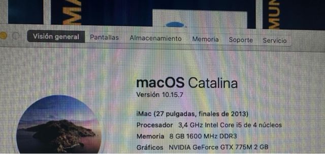 Imac de sobremesa 27”
