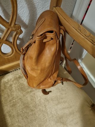 Mochila de cuero 