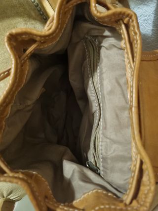Mochila de cuero 