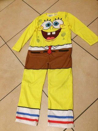 Costume carnevale SpongeBob bambino 4-6 anni