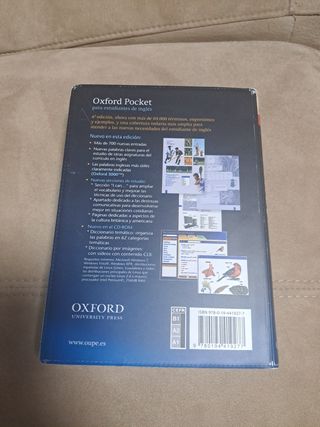 Diccionario Oxford Pocket para estudiantes de inglés. español-Inglés/inglés-español