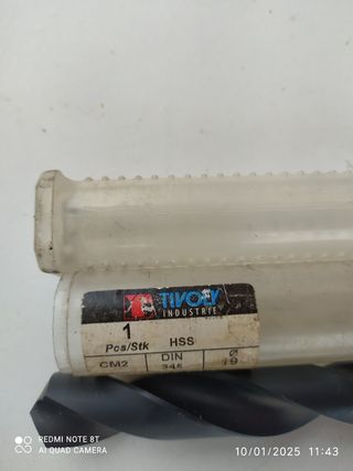 Punte trapano Diametro 19  marca Tivoly