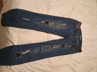 Pantalon vaquero con parches de Koroshi