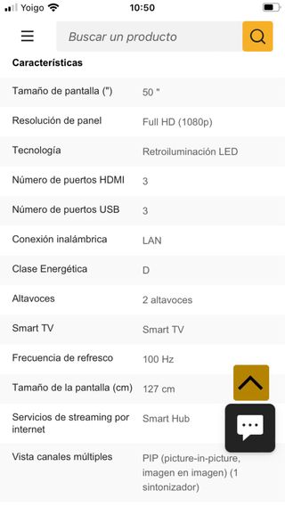Tv Samsung UE50ES6100 Smartv 3D Full HD