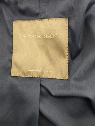 Cazadora bomber ante hombre vintage Zara talla L